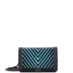 Chanel Boy Wallet On Chain Chevron #227219C29B